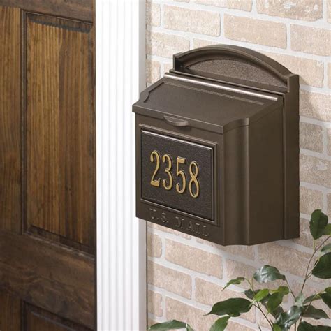 wall mount metal box|wall mounted mail boxes residential.